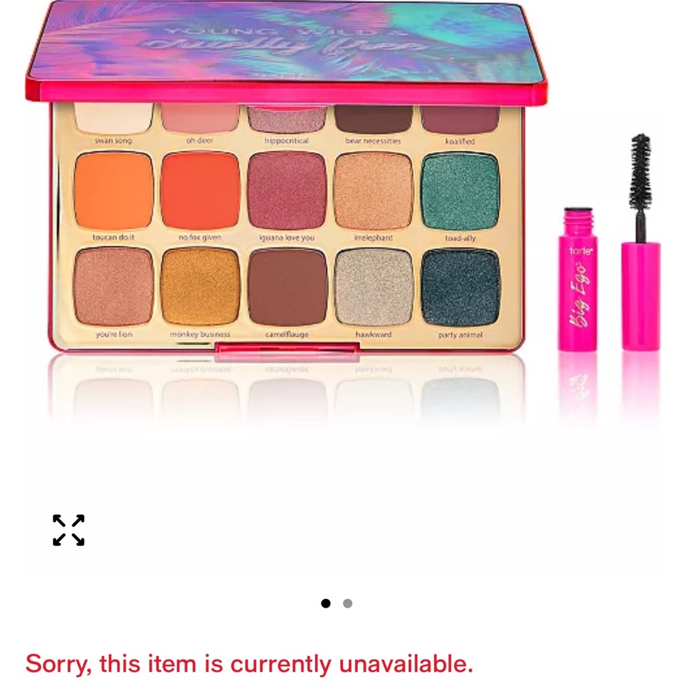 NWT! Tarte Unleashed Eyeshadow Palette with Teal, Gold, and Brown Shades - Picture 10 of 10